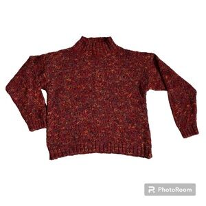 Y2K 90s Wool Blend Marled Sweater Women’s Size M